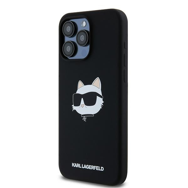 Karl Lagerfeld - Silicone MagSafe (KLHMP15LSCHPPLK) - iPhone 15 Pro - Choupette Head