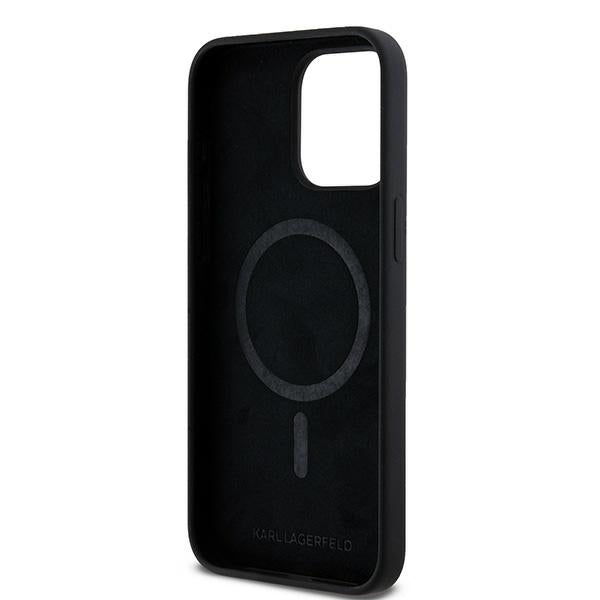 Karl Lagerfeld - Silicone MagSafe (KLHMP15LSCHPPLK) - iPhone 15 Pro - Choupette Head
