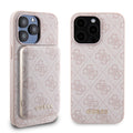 Husa de protectie Guess Hardcase Powerbank MagSafe compatibil cu iPhone 15 Pro Max, Roz