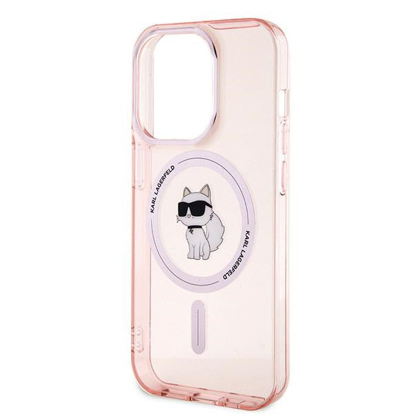 Karl Lagerfeld - IML MagSafe (KLHMP14XHFCCNOP) - iPhone 14 Pro Max - Pink Choupette