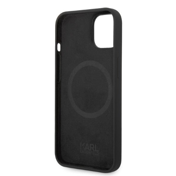 Karl Lagerfeld - Silicone MagSafe (KLHMP14MSNIKBCK) - iPhone 14 Plus - Ikonik