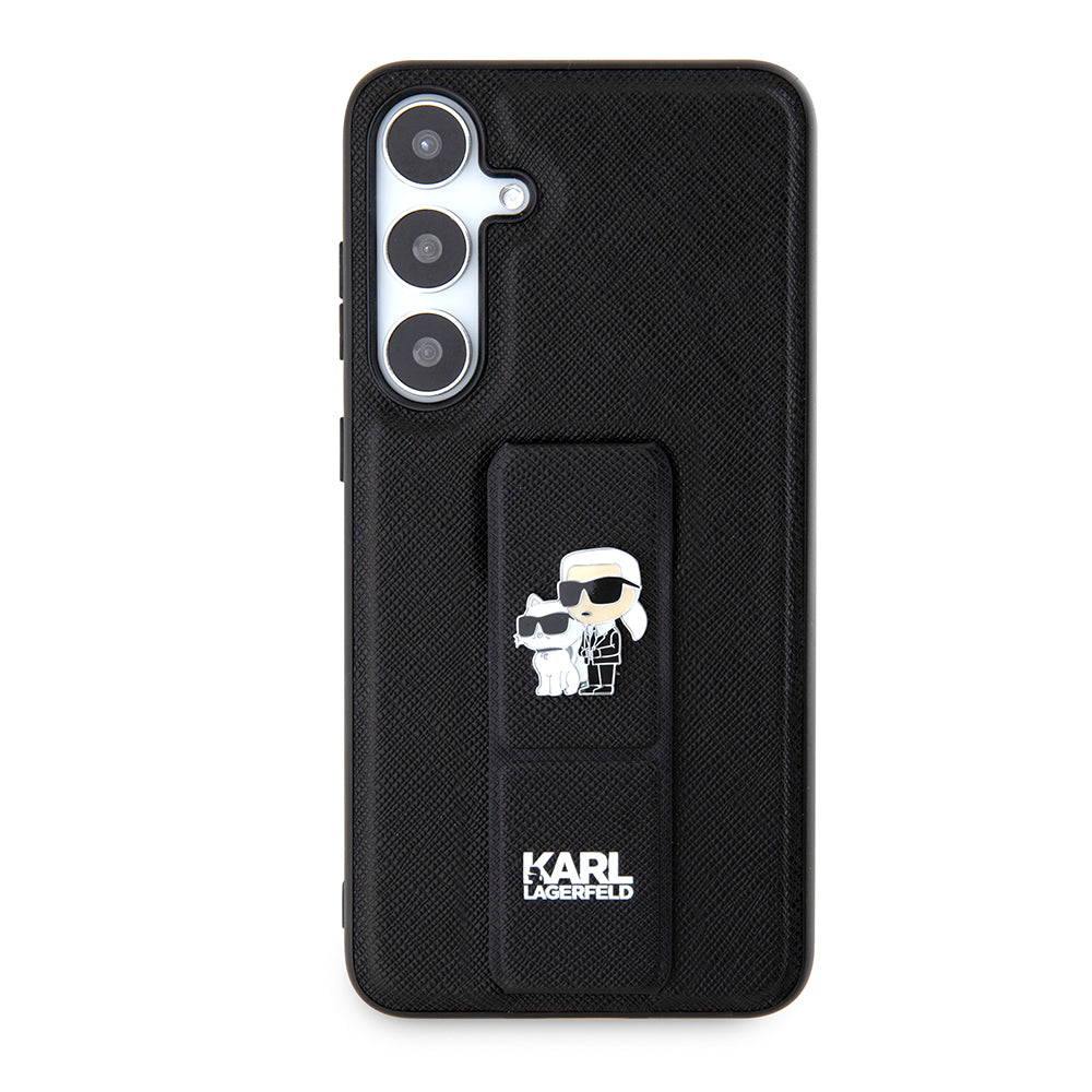 Karl Lagerfeld - Saffiano Gripstand (KLHCS24MGSAKCPK) - Samsung Galaxy S24 Plus - Karl&Choupette
