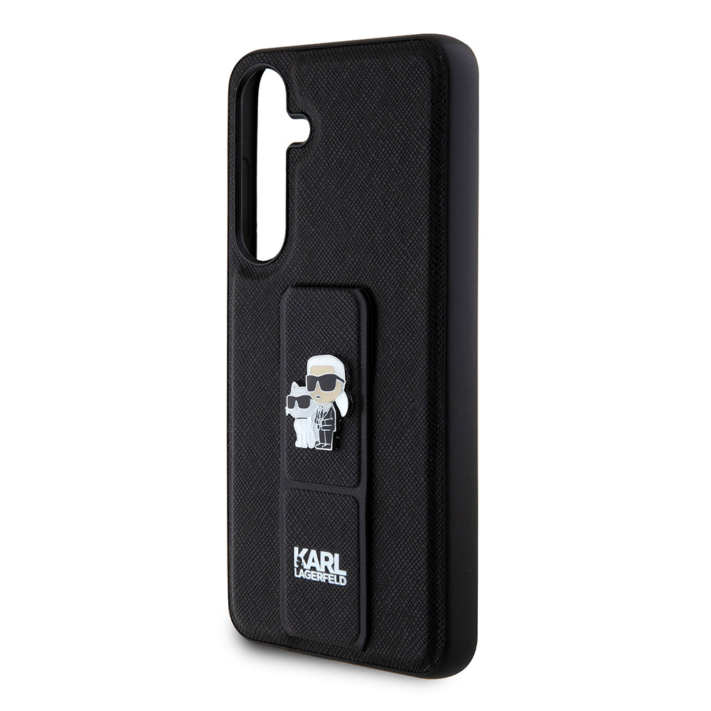 Karl Lagerfeld - Saffiano Gripstand (KLHCS24MGSAKCPK) - Samsung Galaxy S24 Plus - Karl&Choupette