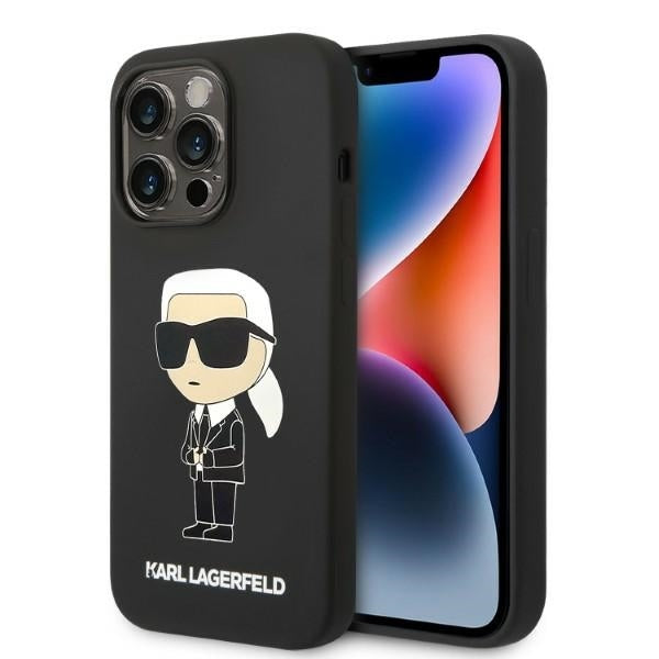 Karl Lagerfeld - Silicone MagSafe (KLHMP14LSNIKBCK) - iPhone 14 Pro - Ikonik