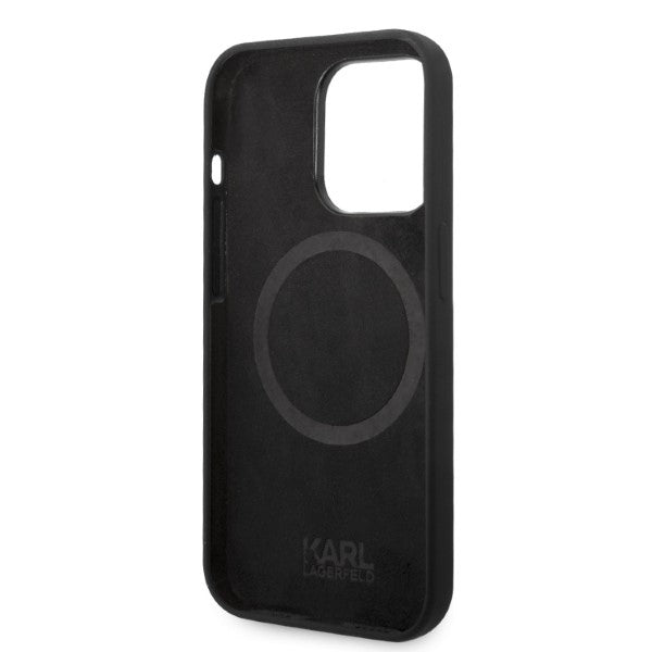 Karl Lagerfeld - Silicone MagSafe (KLHMP14LSNIKBCK) - iPhone 14 Pro - Ikonik