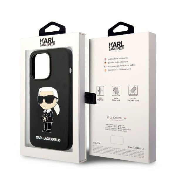 Karl Lagerfeld - Silicone MagSafe (KLHMP14LSNIKBCK) - iPhone 14 Pro - Ikonik