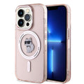 Karl Lagerfeld - IML MagSafe (KLHMP14LHFCCNOP) - iPhone 14 Pro - Pink Choupette