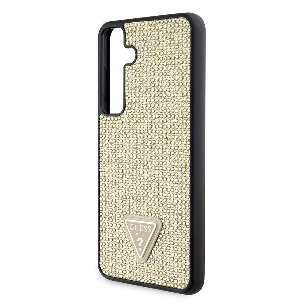 Guess - Rhinestone Triangle (GUHCS24MHDGPPD) - Samsung Galaxy S24 Plus - Gold