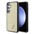 Guess - Rhinestone Triangle (GUHCS24MHDGPPD) - Samsung Galaxy S24 Plus - Gold