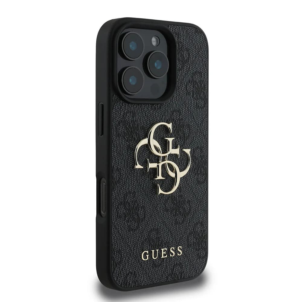 Guess Husa de protectie Guess Hardcase 4G Big Logo (GUHCP16X4GMGGR) compatibil cu iPhone 16 Pro Max, Negru – imagine 4