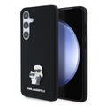 Karl Lagerfeld - Silicone (KLHCS24MSMHKCNPK) - Samsung Galaxy S24 Plus - Karl&Choupette Metal Pin