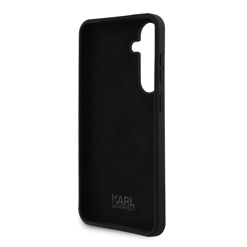 Karl Lagerfeld - Silicone (KLHCS24MSMHKNPK) - Samsung Galaxy S24 Plus - Ikonik Metal Pin