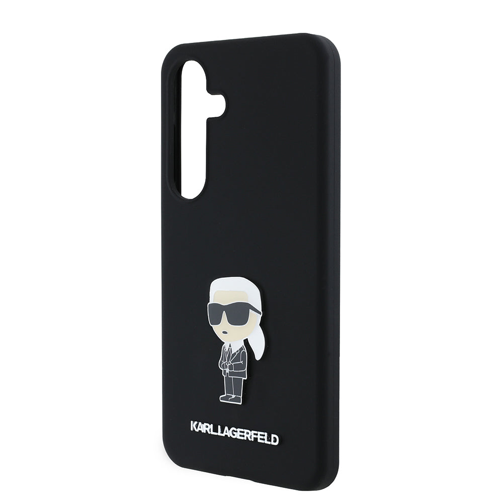 Karl Lagerfeld - Silicone (KLHCS24SSMHKNPK) - Samsung Galaxy S24 - Ikonik Metal Pin