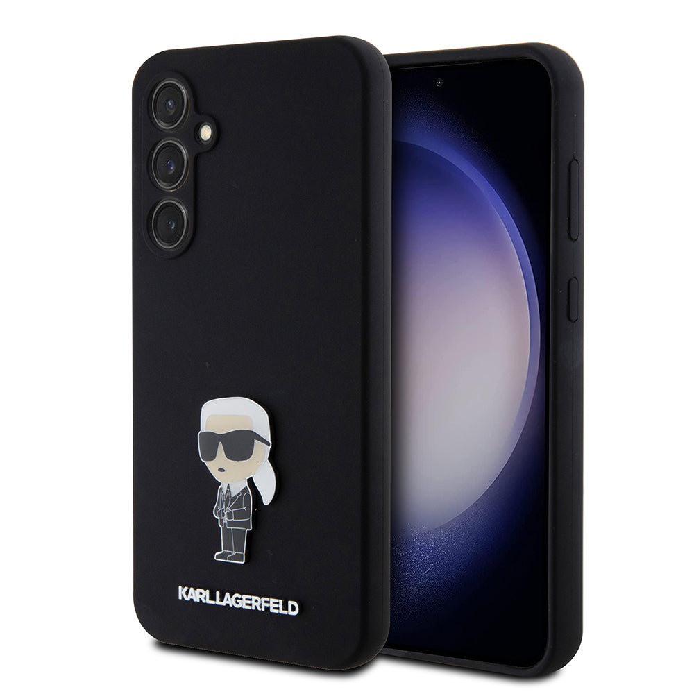 Karl Lagerfeld - Silicone (KLHCS23FEMHKNPK) - Samsung Galaxy S23 FE - Ikonik Metal Pin