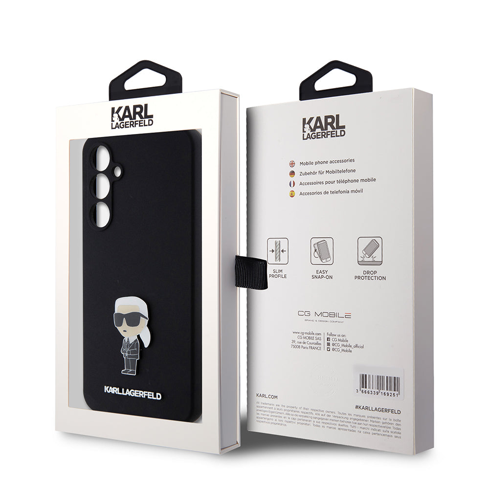 Karl Lagerfeld - Silicone (KLHCS23FEMHKNPK) - Samsung Galaxy S23 FE - Ikonik Metal Pin