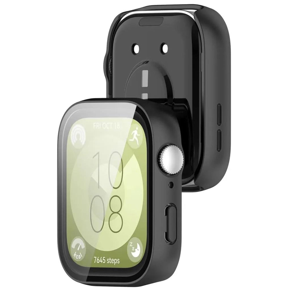 Techsuit - Defense360 Pro + Screen Protector - Huawei Watch Fit 3 - Black
