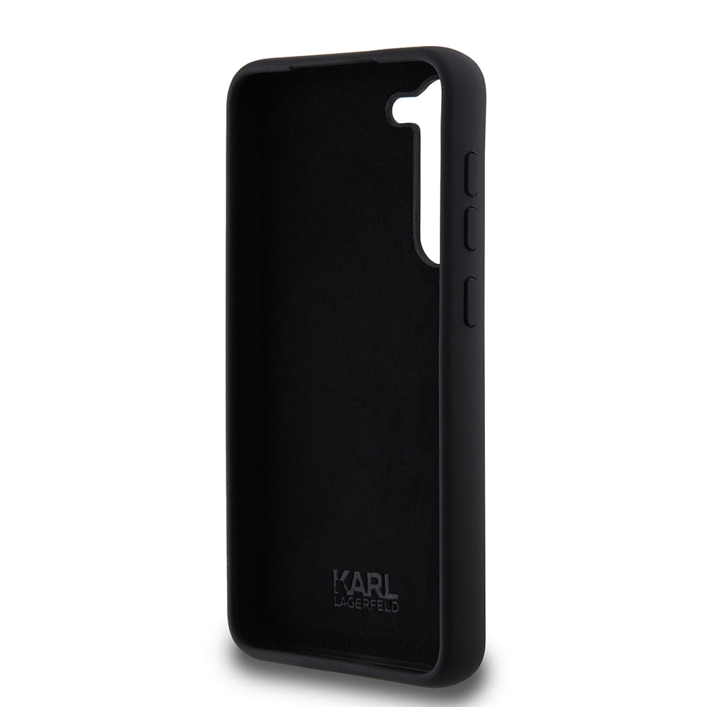 Karl Lagerfeld - Silicone (KLHCS23MSMHKCNPK) - Samsung Galaxy S23 Plus - Karl&Choupette Metal Pin