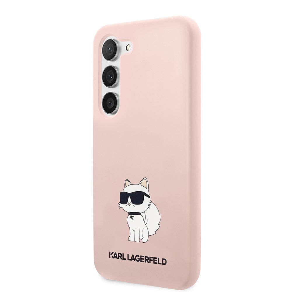 Karl Lagerfeld - Silicone (KLHCS23MSNCHBCP) - Samsung Galaxy S23 Plus - Pink Choupette