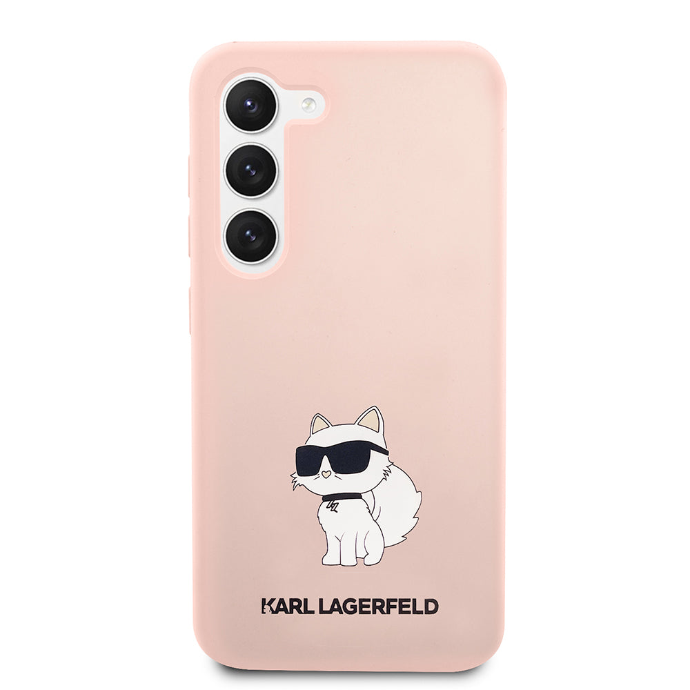 Karl Lagerfeld - Silicone (KLHCS23MSNCHBCP) - Samsung Galaxy S23 Plus - Pink Choupette