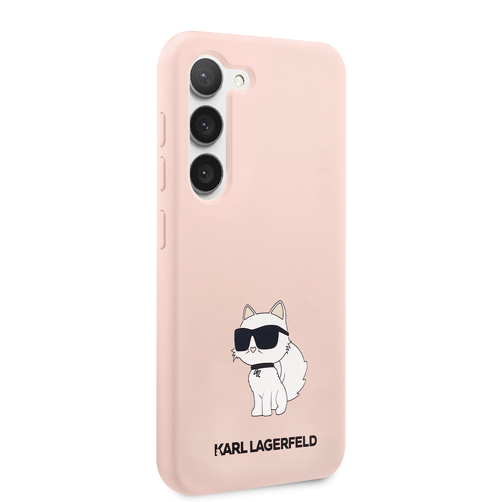 Karl Lagerfeld - Silicone (KLHCS23MSNCHBCP) - Samsung Galaxy S23 Plus - Pink Choupette