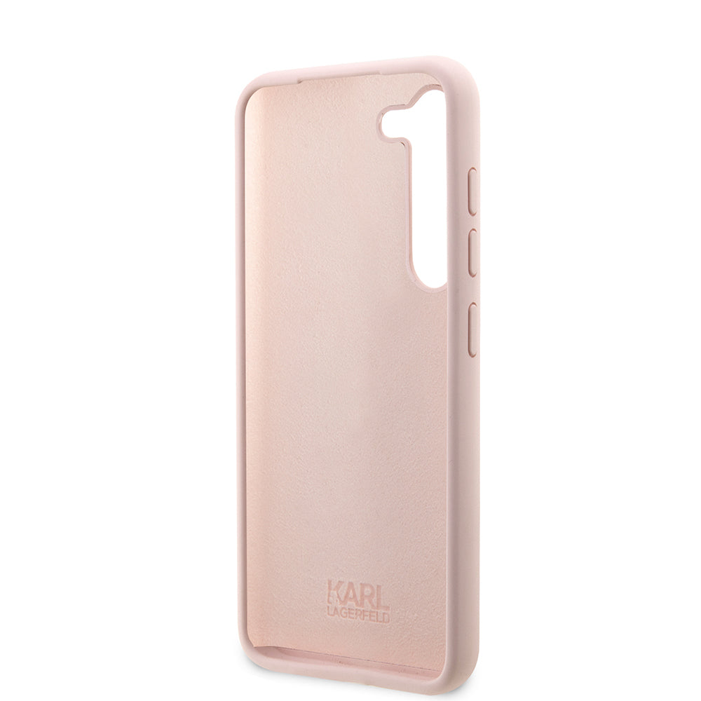 Karl Lagerfeld - Silicone (KLHCS23MSNCHBCP) - Samsung Galaxy S23 Plus - Pink Choupette