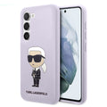Karl Lagerfeld - Silicone (KLHCS23MSNIKBCU) - Samsung Galaxy S23 Plus - Purple Ikonik
