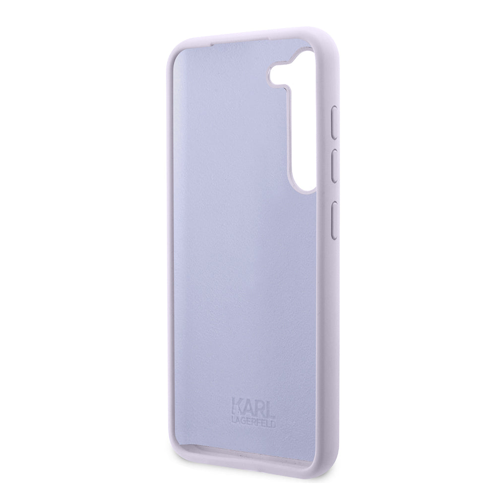 Karl Lagerfeld - Silicone (KLHCS23MSNIKBCU) - Samsung Galaxy S23 Plus - Purple Ikonik