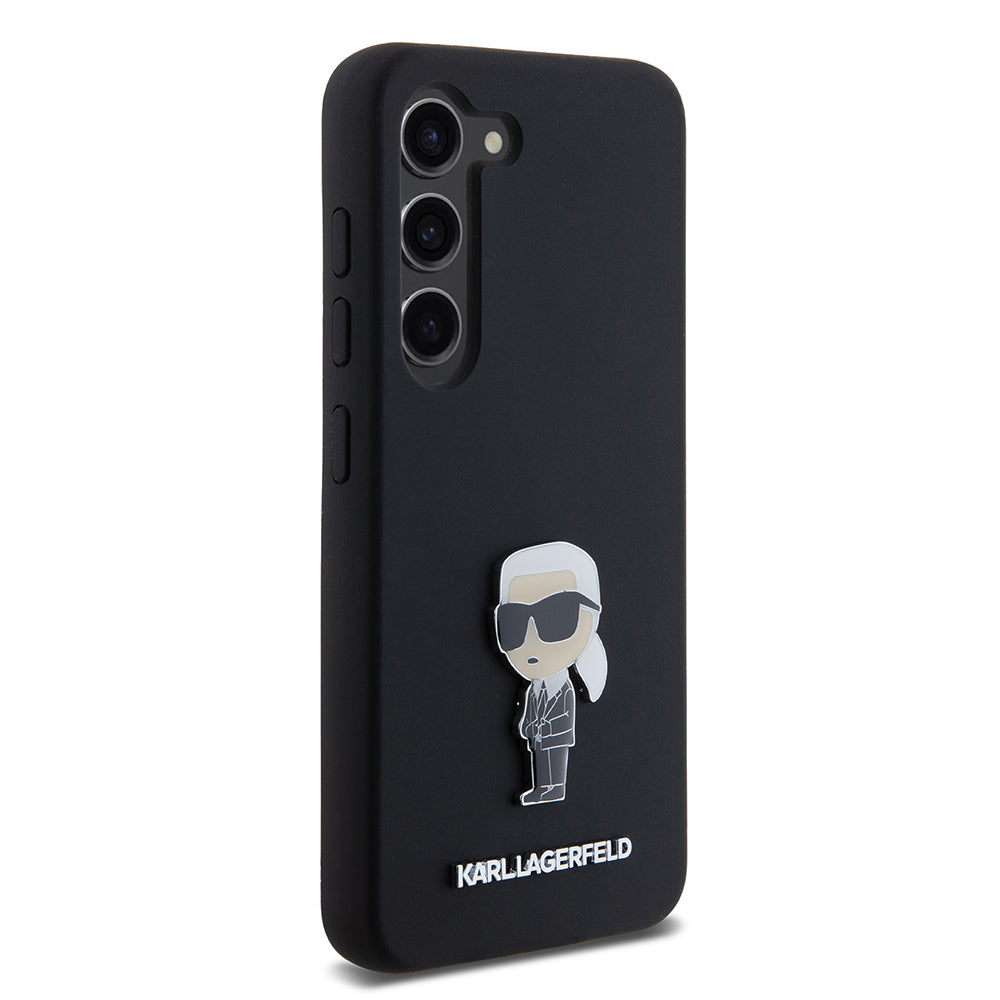 Karl Lagerfeld - Silicone (KLHCS23SSMHKNPK) - Samsung Galaxy S23 - Ikonik Metal Pin