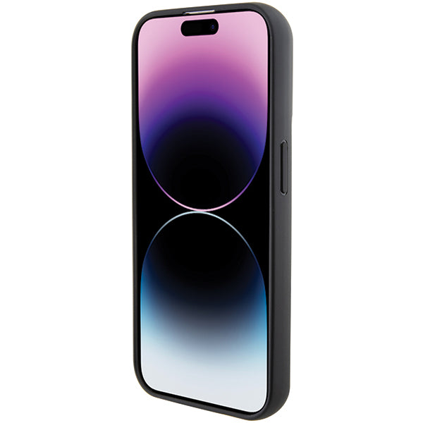 Karl Lagerfeld - Saffiano Gripstand (KLHCP14LGSACHPK) - iPhone 14 Pro - Choupette
