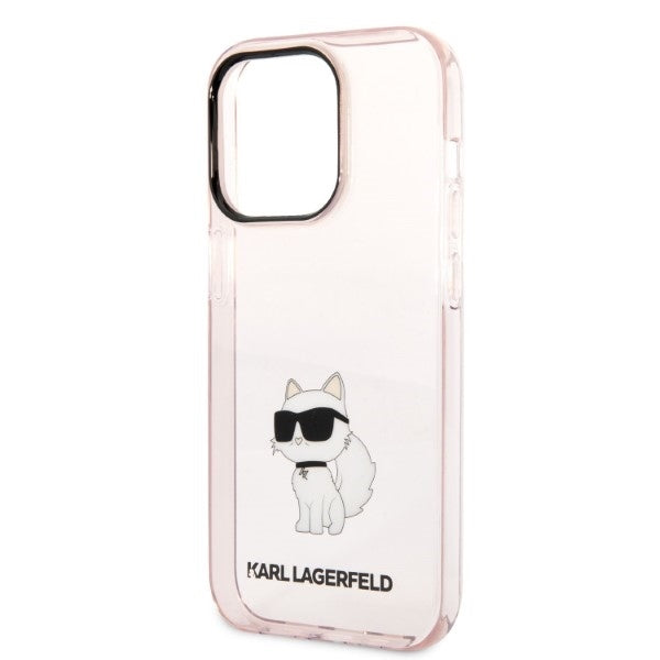 Karl Lagerfeld - Hardcase (KLHCP14LHNCHTCP) - iPhone 14 Pro - Pink Ikonik Choupette
