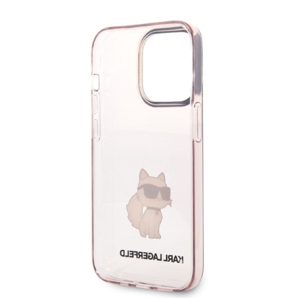 Karl Lagerfeld - Hardcase (KLHCP14LHNCHTCP) - iPhone 14 Pro - Pink Ikonik Choupette