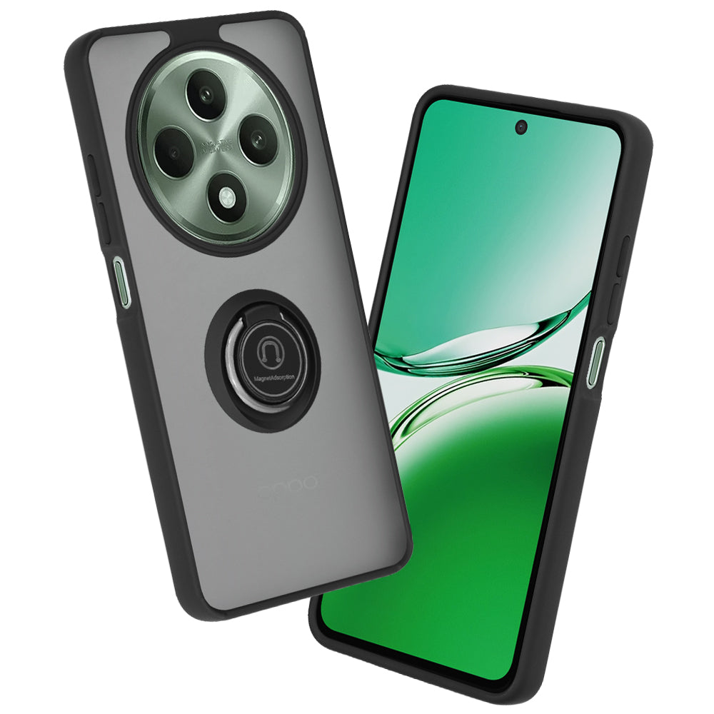 Techsuit - Glinth - Oppo Reno12 F 4G / Reno12 F 5G / Reno12 FS 4G / Reno12 FS 5G - Black