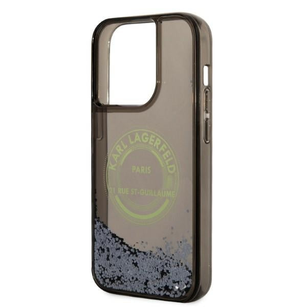 Karl Lagerfeld - Hardcase Liquid Glitter (KLHCP14LLCRSGRK) - iPhone 14 Pro - RSG