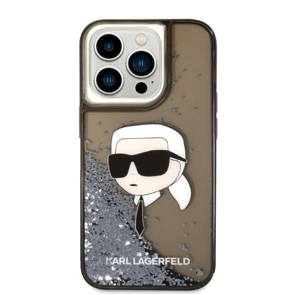 Karl Lagerfeld - Hardcase Glitter (KLHCP14LLNKHCK) - iPhone 14 Pro - Karl Head