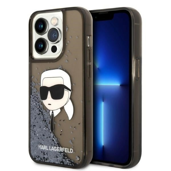 Karl Lagerfeld - Hardcase Glitter (KLHCP14LLNKHCK) - iPhone 14 Pro - Karl Head