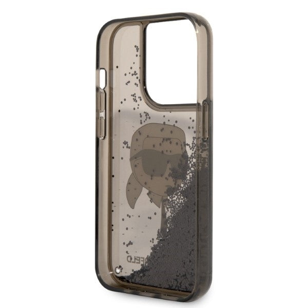 Karl Lagerfeld - Hardcase Glitter (KLHCP14LLNKHCK) - iPhone 14 Pro - Karl Head
