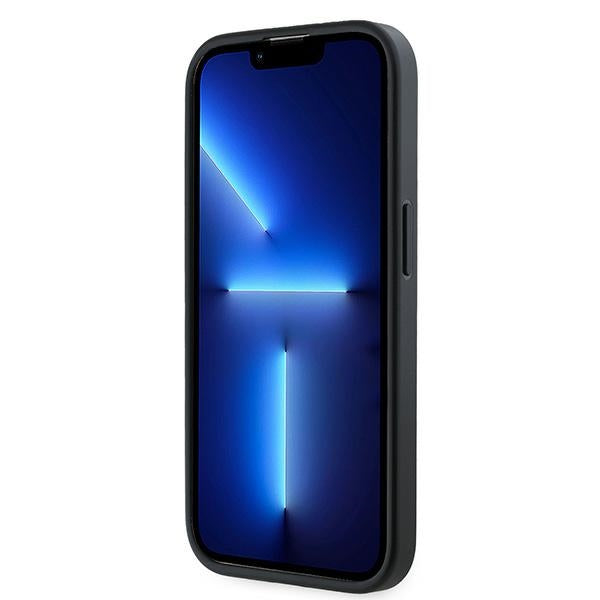 Karl Lagerfeld Husa de protectie Karl Lagerfeld Diagonal Quilted Script (KLHCP14LPQDSMGK) compatibil cu iPhone 14 Pro, N