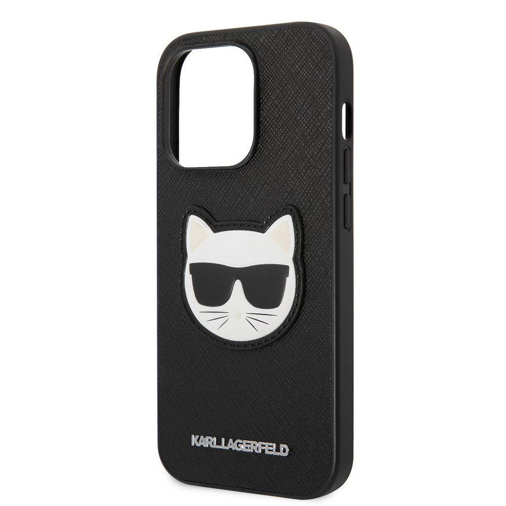 Karl Lagerfeld - Saffiano (KLHCP14LSAPCHK) - iPhone 14 Pro - Choupette Head