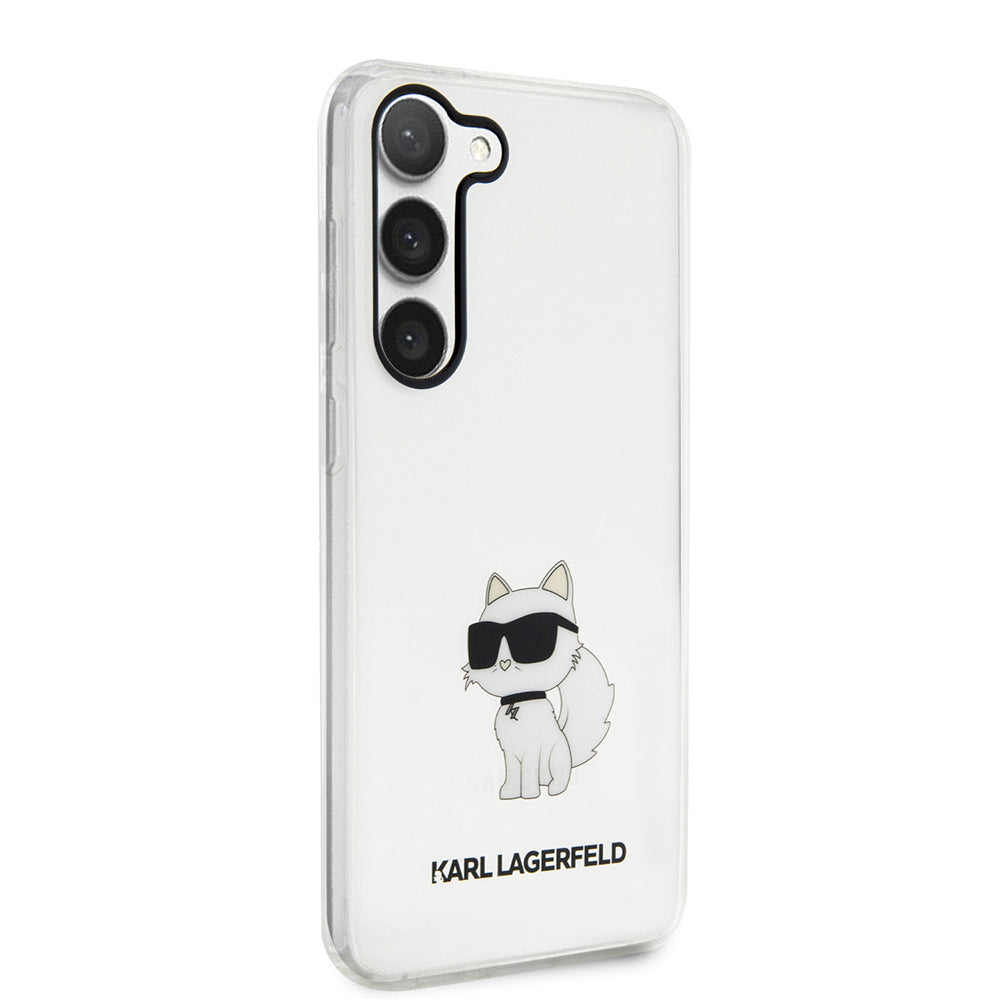 Karl Lagerfeld - Hardcase Transparent (KLHCS23SHNCHTCT) - Samsung Galaxy S23 - Ikonik Choupette