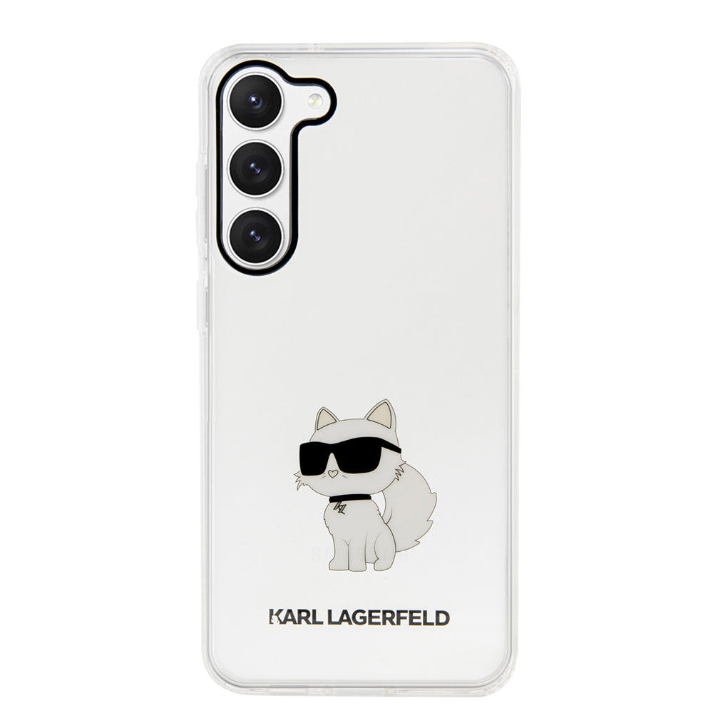 Karl Lagerfeld - Hardcase Transparent (KLHCS23SHNCHTCT) - Samsung Galaxy S23 - Ikonik Choupette