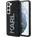 Karl Lagerfeld - 3D Design (KLHCS24S3DMBKCK) - Samsung Galaxy S24 - Rubber Glitter Logo