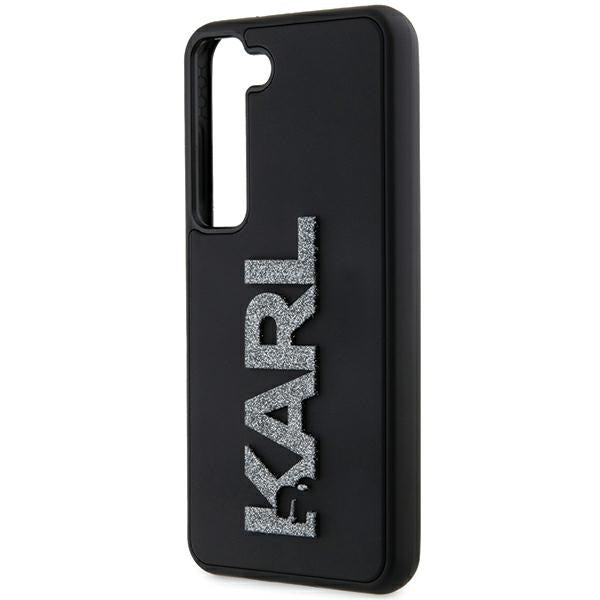 Karl Lagerfeld - 3D Design (KLHCS24S3DMBKCK) - Samsung Galaxy S24 - Rubber Glitter Logo