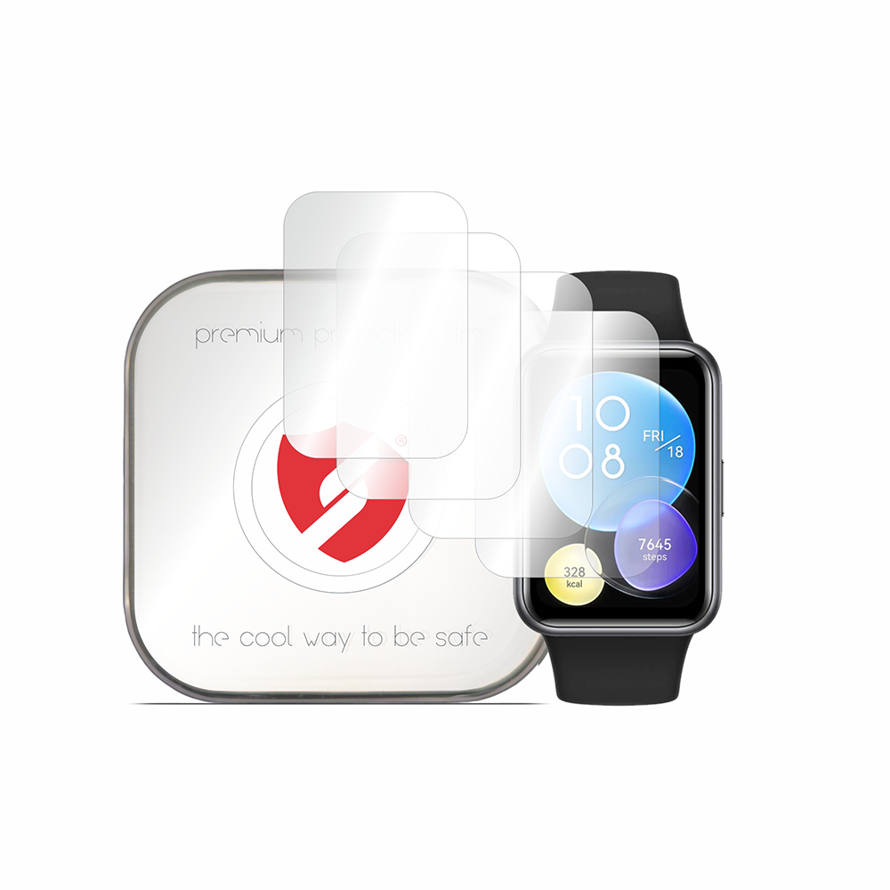 Smart Protection - Premium Classic (4 pack) - Huawei Watch Fit 2 - Clear