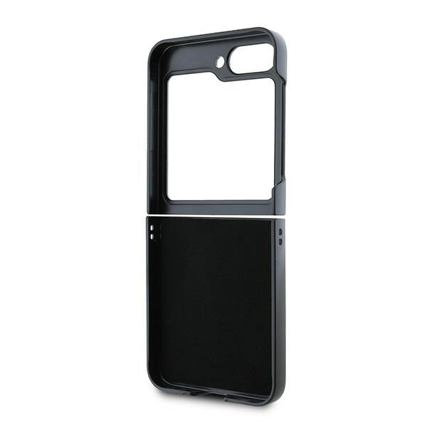 Husa de protectie Karl Lagerfeld Saffiano compatibil cu Samsung Galaxy Z Flip6 / Flip7 FE, Negru
