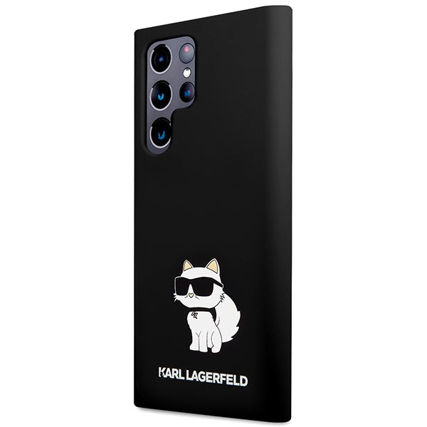 Karl Lagerfeld Husa de protectie Karl Lagerfeld Silicone (KLHCS24LSNCHBCK) compatibil cu Samsung Galaxy S24 Ultra, Choup