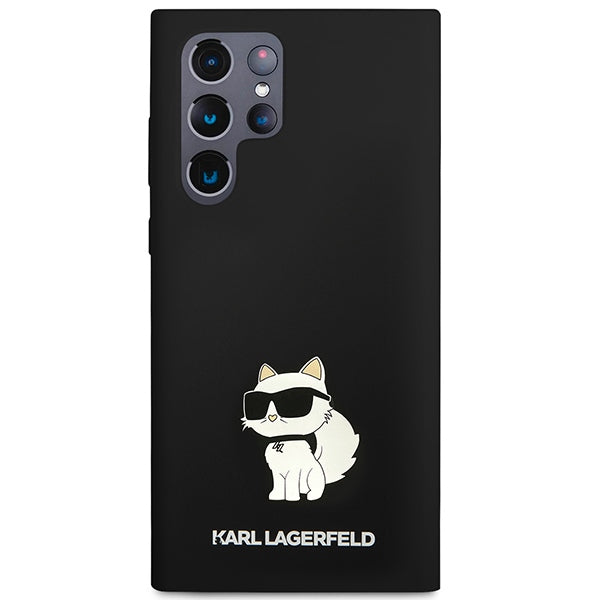 Karl Lagerfeld Husa de protectie Karl Lagerfeld Silicone (KLHCS24LSNCHBCK) compatibil cu Samsung Galaxy S24 Ultra, Choup
