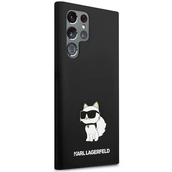 Karl Lagerfeld Husa de protectie Karl Lagerfeld Silicone (KLHCS24LSNCHBCK) compatibil cu Samsung Galaxy S24 Ultra, Choup