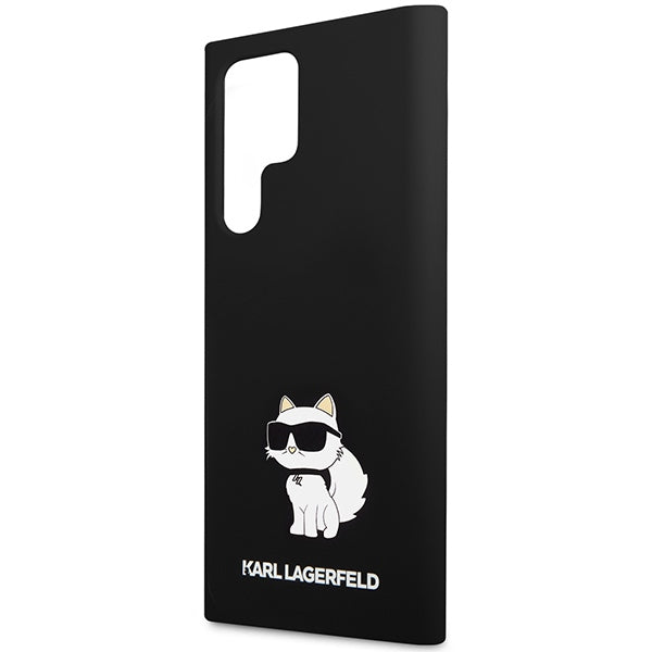 Karl Lagerfeld Husa de protectie Karl Lagerfeld Silicone (KLHCS24LSNCHBCK) compatibil cu Samsung Galaxy S24 Ultra, Choup