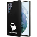 Karl Lagerfeld Husa de protectie Karl Lagerfeld Silicone (KLHCS24LSNCHBCK) compatibil cu Samsung Galaxy S24 Ultra, Choup