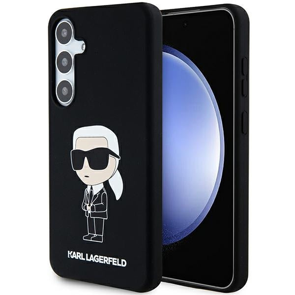 Karl Lagerfeld - Silicone (KLHCS24MSNIKBCK) - Samsung Galaxy S24 Plus - Ikonik